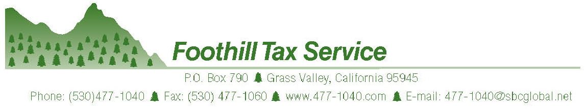 Foothill Tax Service, Inc. Logo
