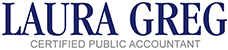 Laura Greg CPA, APC Logo