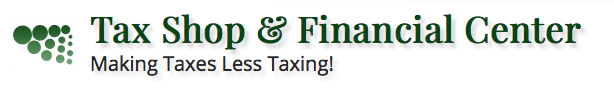 Tax Shop & Financial Center Logo